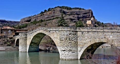 Puente medieval de Abajo en Graus ® Turismo Graus