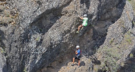 Vía ferrata de la Peña del Morral ® Turismo Graus