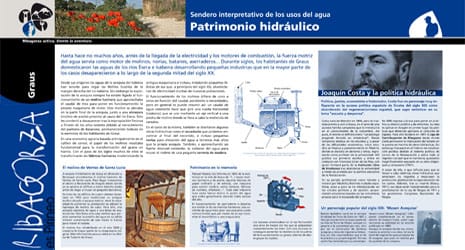 Flora en el sendero interpretado de los usos del agua de Graus ® UTM Desarrollos