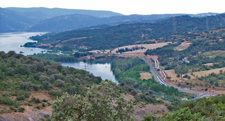 Vista de la cola del pantano de Barasona ® UTM Desarrollos